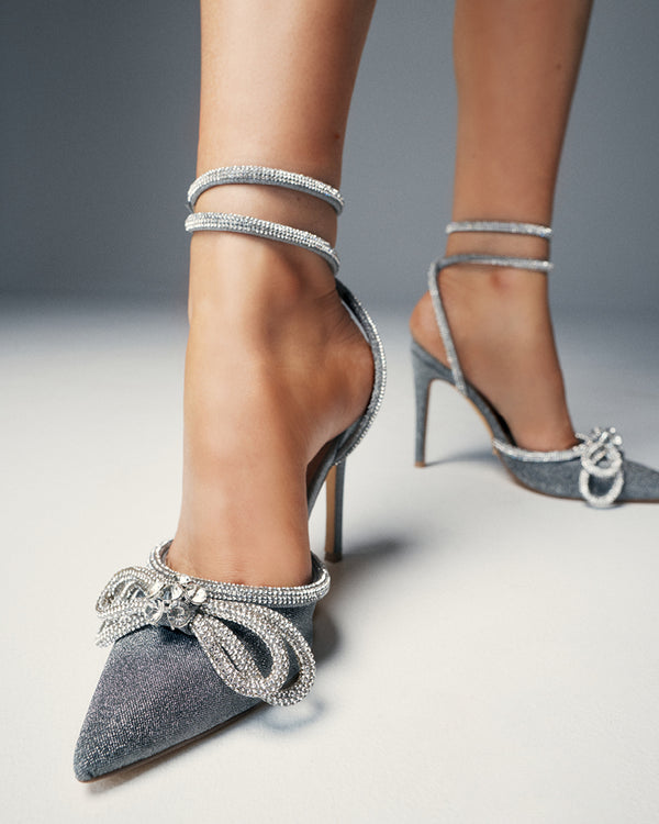 BILLINI | ELOPE - SILVER GLITTER |Heels